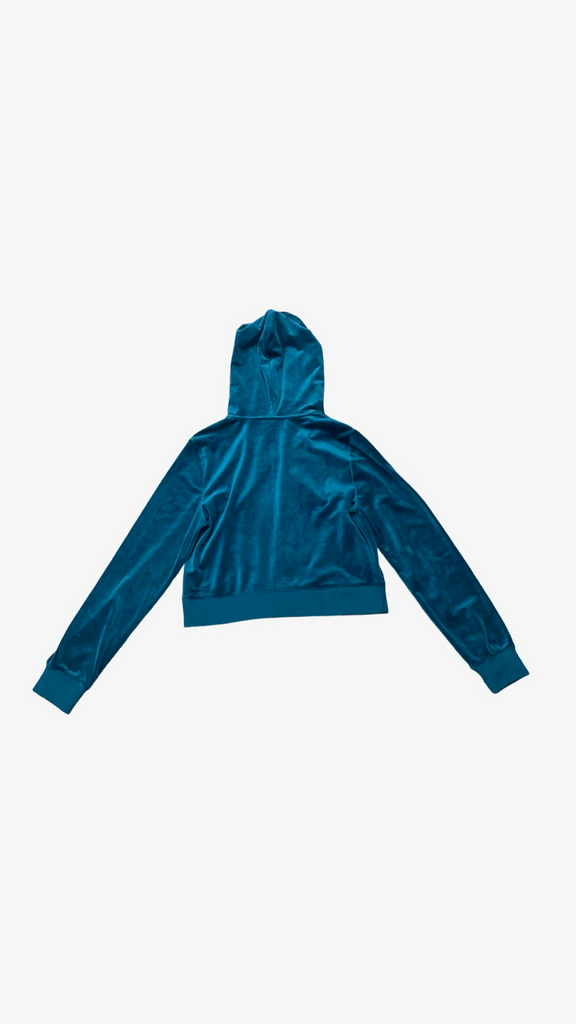 Juicy Couture Velvet Cropped Hoodie