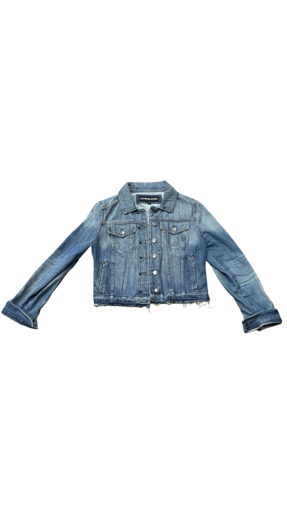 Express Jeans Denim Crop Jacket