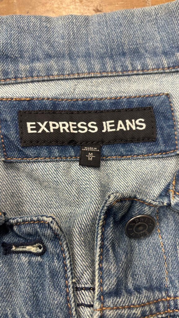 Express Jeans Denim Crop Jacket