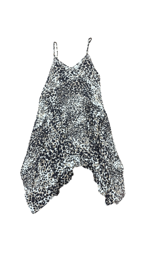 Leopard Print Spaghetti Strap Dress