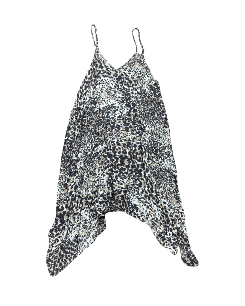 Leopard Print Spaghetti Strap Dress