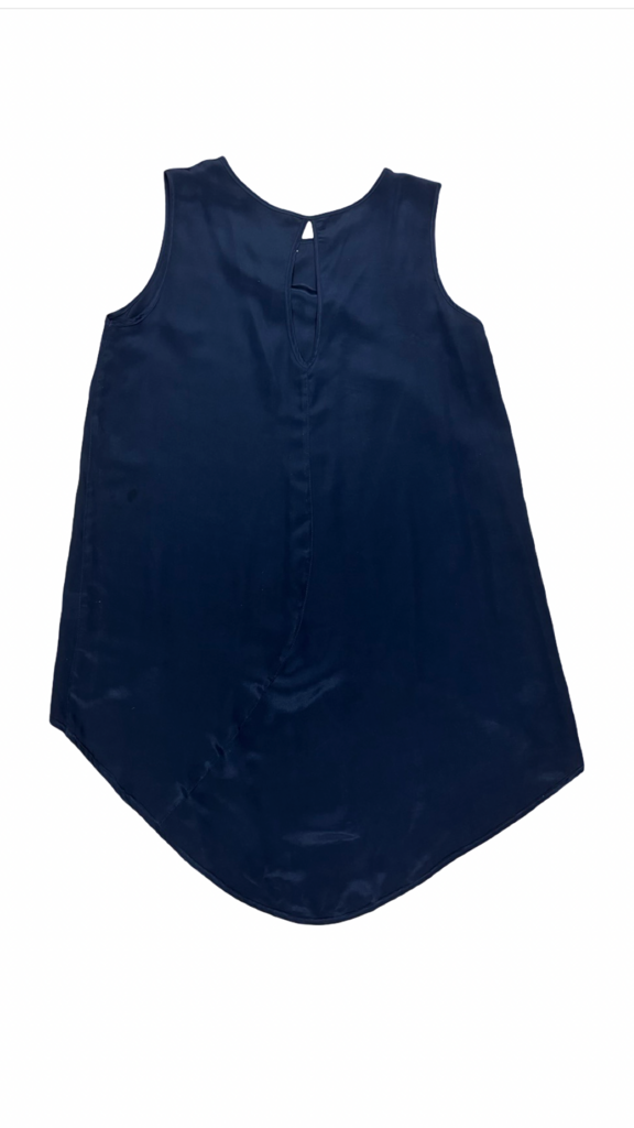 Women's Sleeveless Navy Top
