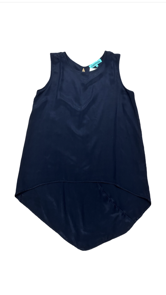 Women's Sleeveless Navy Top