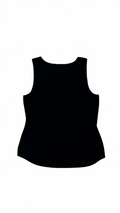 XL- Black Lace-Up Tank Top