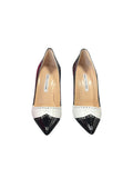 Size 38.5 Manolo Blahnik Women's Colorblock Pointed Toe Pumps