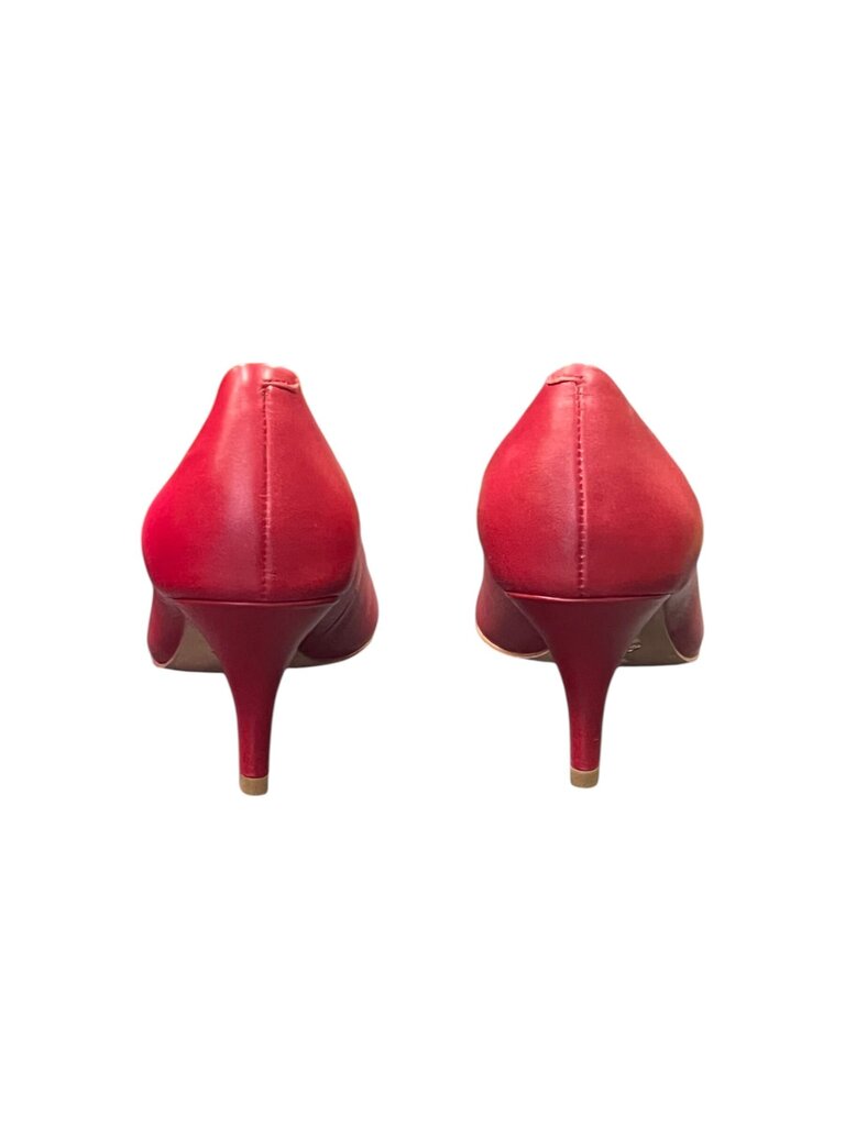 Red High Heels with Pointed Toe