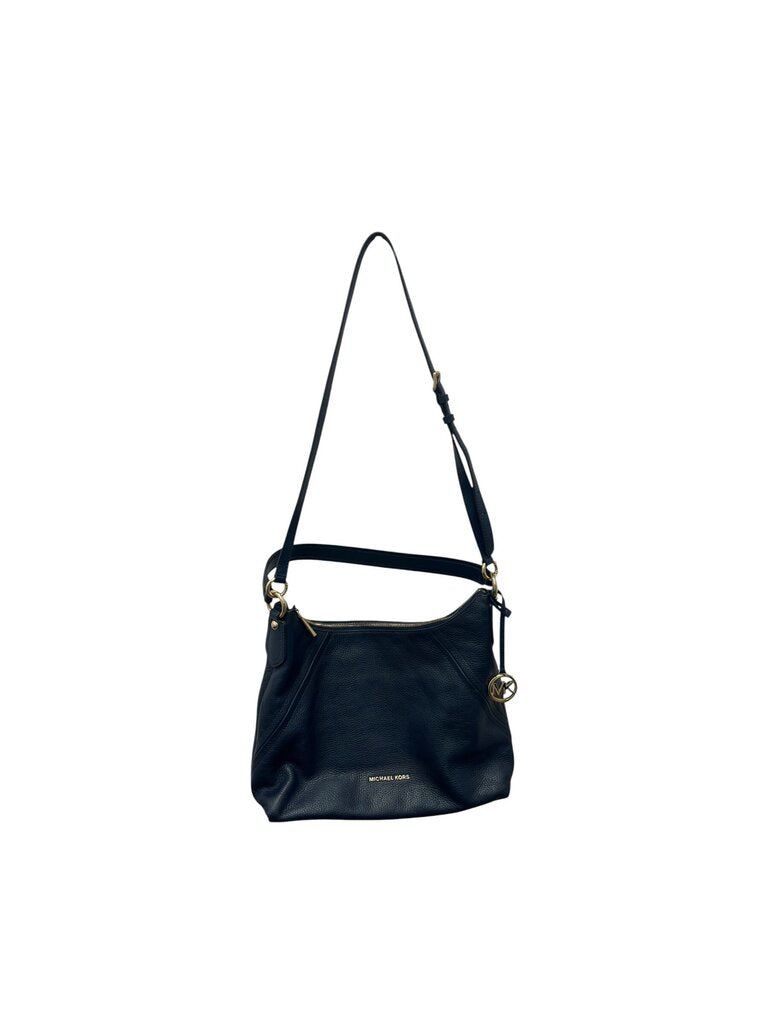 Michael Kors Aria Pebble Large Leather Shoulder Bag