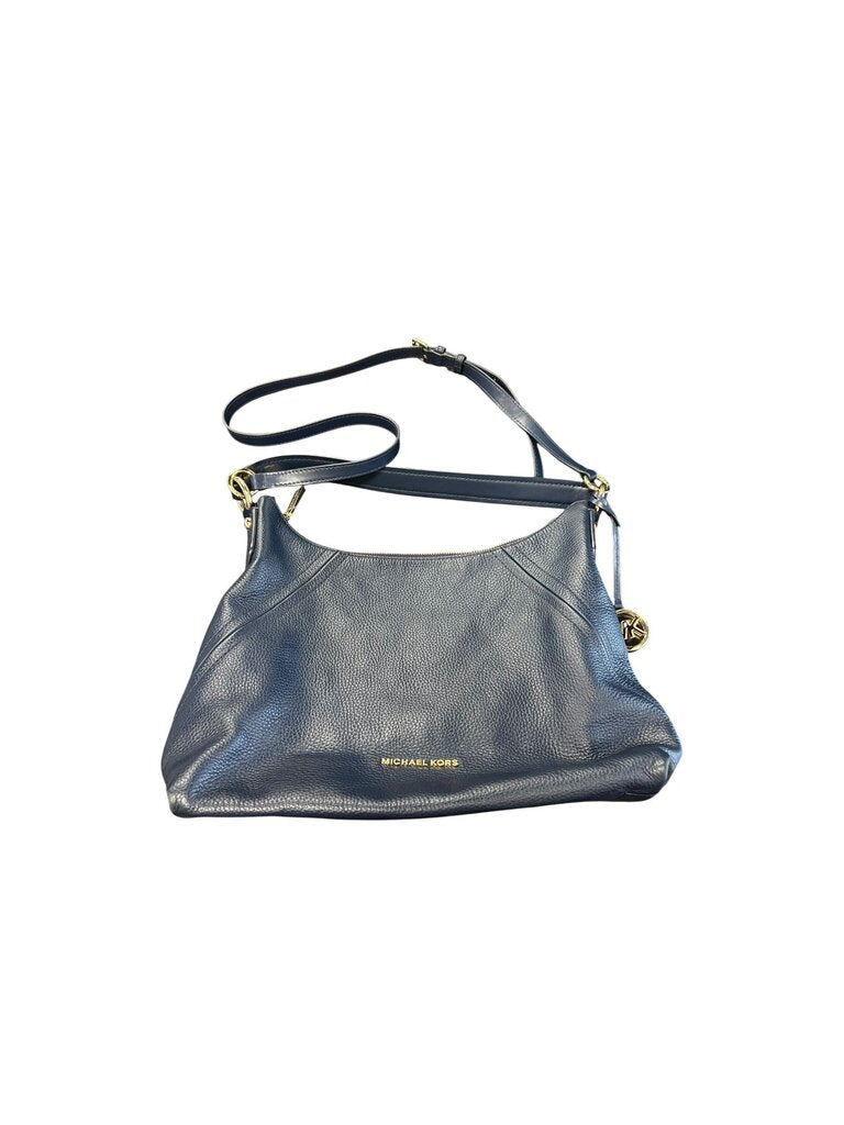 Michael Kors Aria Pebble Large Leather Shoulder Bag