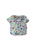 M- Kate Spade Floral Print Short Sleeve Pajama Shirt