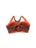 Large Brooks Women's Active Sports Bra in Orange and Brown