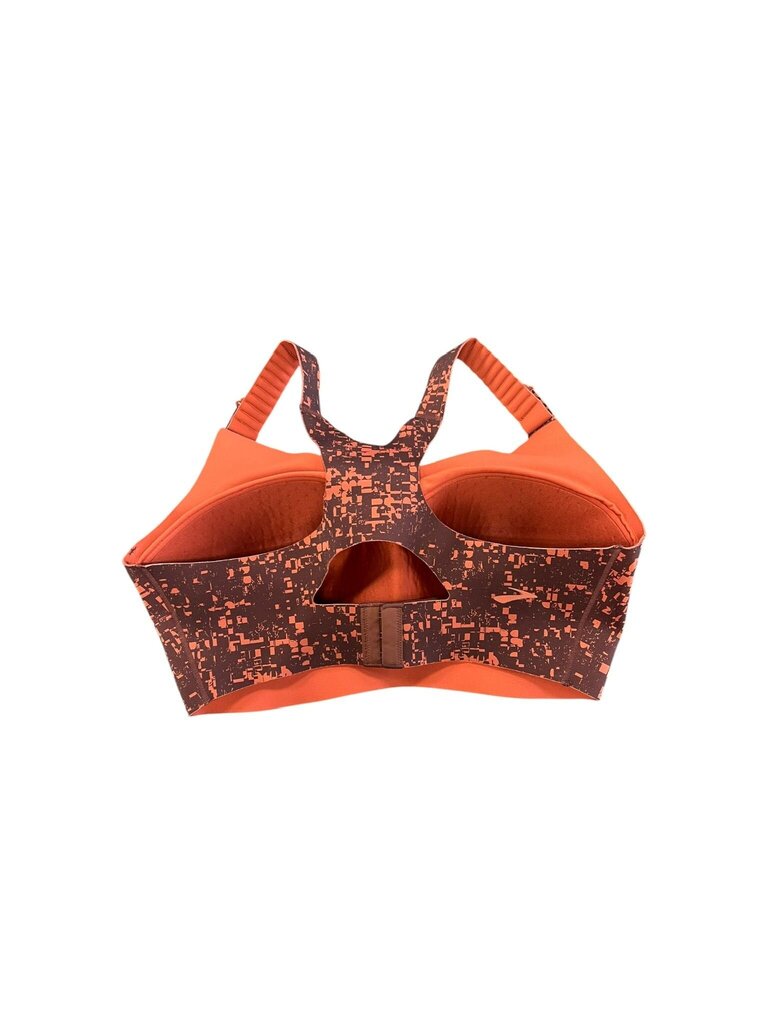 Large Brooks Women's Active Sports Bra in Orange and Brown