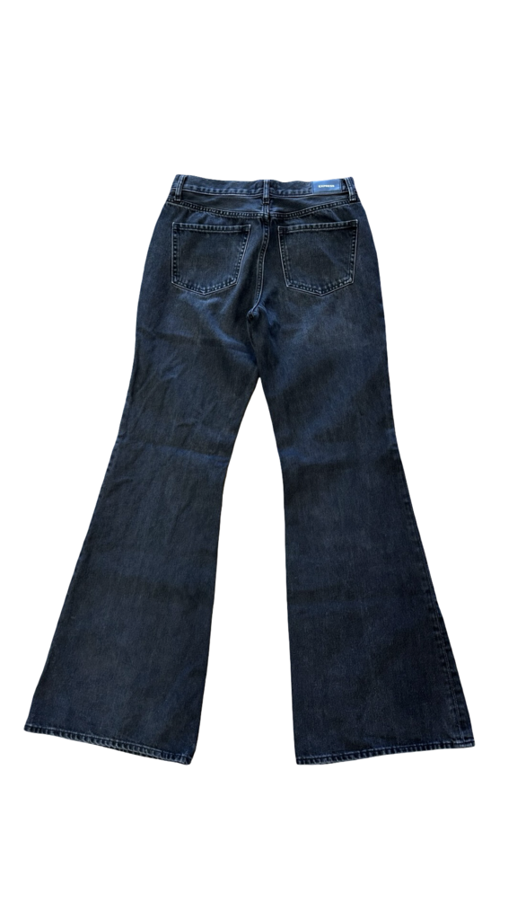 Size 6L Express Women's Black Flared Jeans