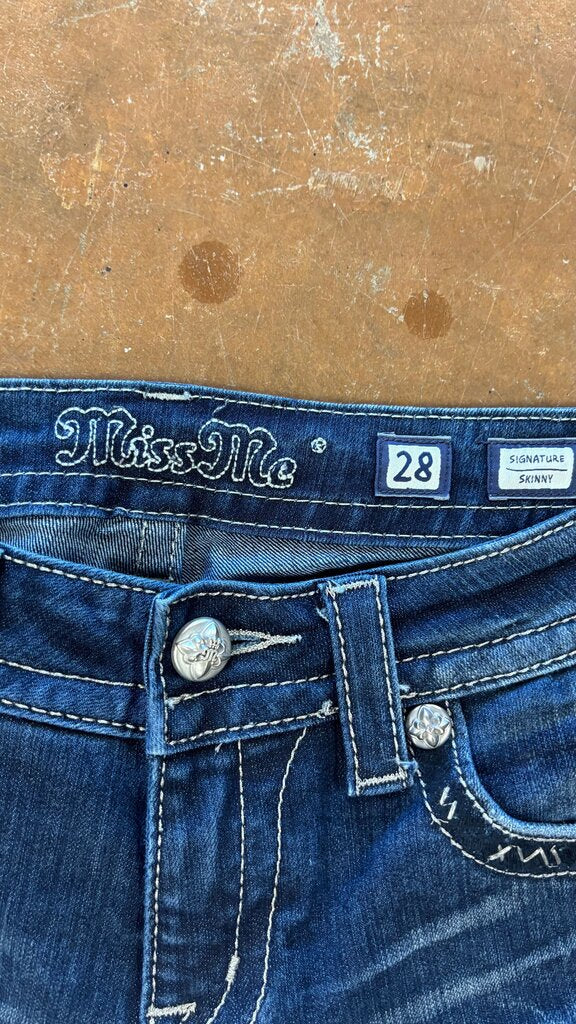 Size 28- Miss Me Women's Skinny Jeans