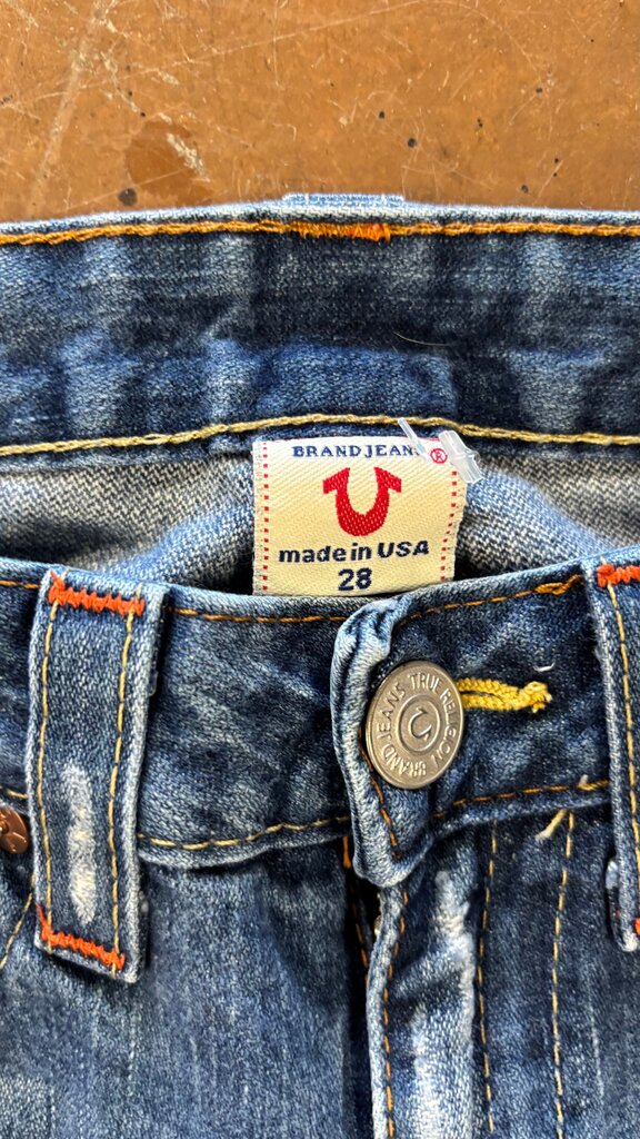 Size 28- True Religion Brand Jeans Flared Denim Pants