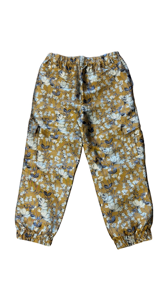 L- Floral Print Casual Pants
