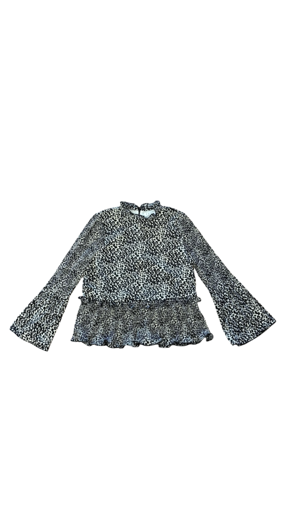 S- THML Printed Long Sleeve Top