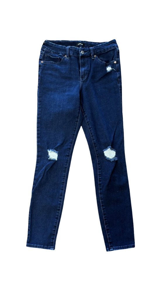 S- Express Women's Ripped Skinny Jeans