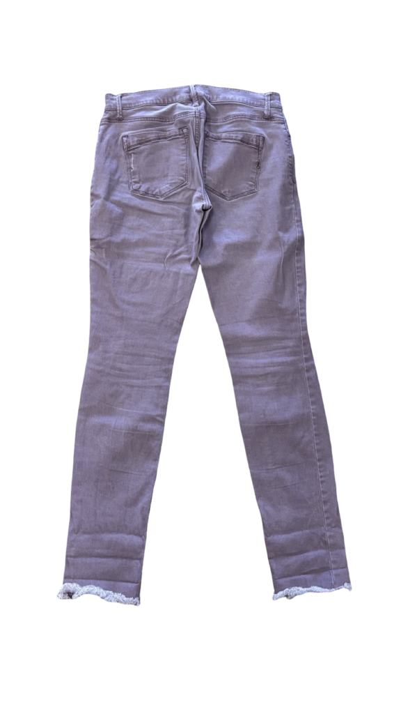 Size 6L- Express Ripped High-Waisted Skinny Jeans
