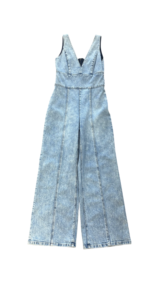 Size 26- Alice + Olivia Denim Jumpsuit