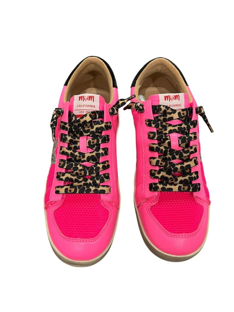 Size 8.5 Miracle Miles Pink Glitter Star Sneakers