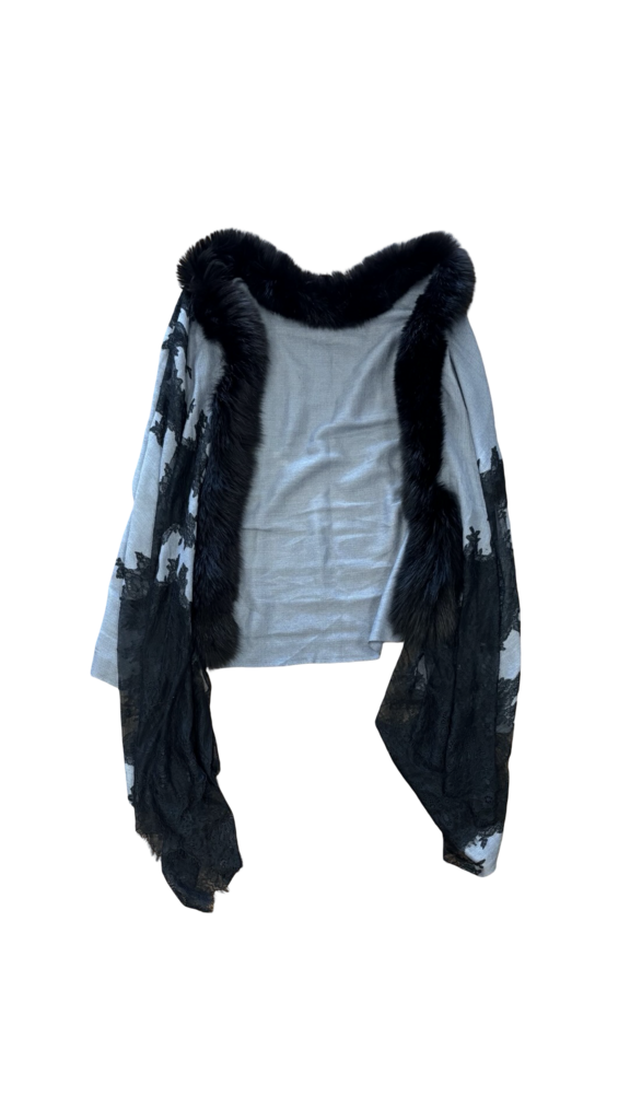Stylish Black Lace Kimono