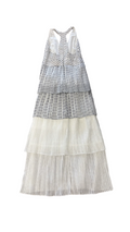 Size 4- Aijek Tiered Striped Dress
