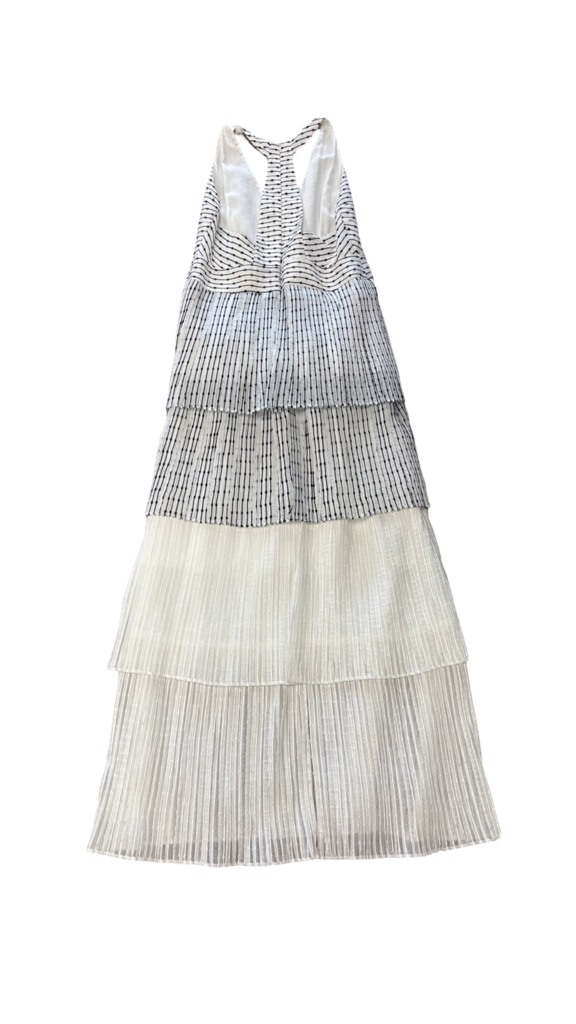 Size 4- Aijek Tiered Striped Dress