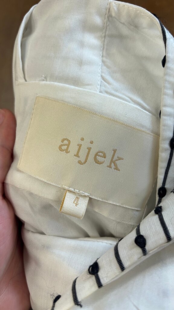 Size 4- Aijek Tiered Striped Dress