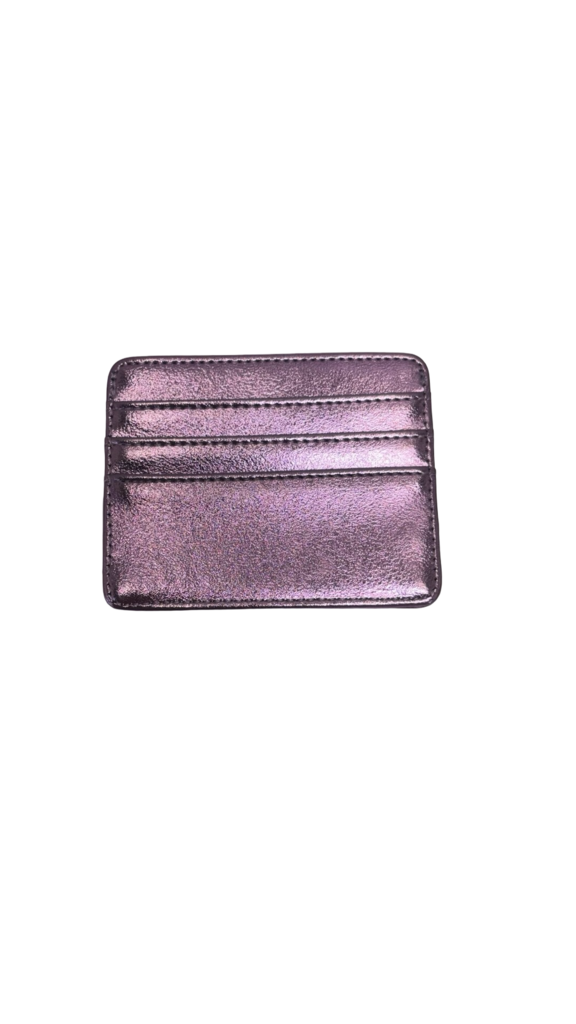 Metallic Purple Card Holder