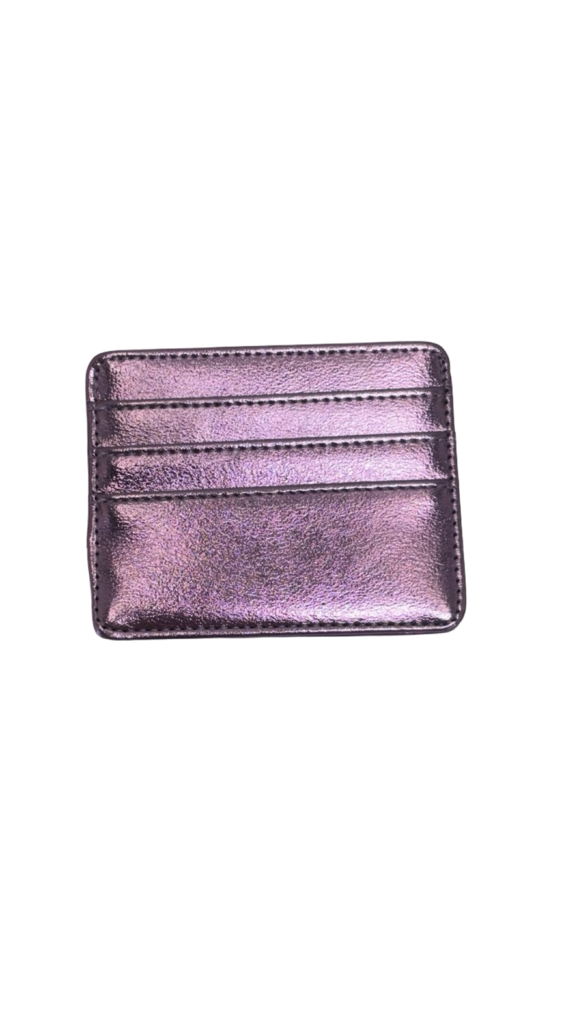 Metallic Purple Card Holder