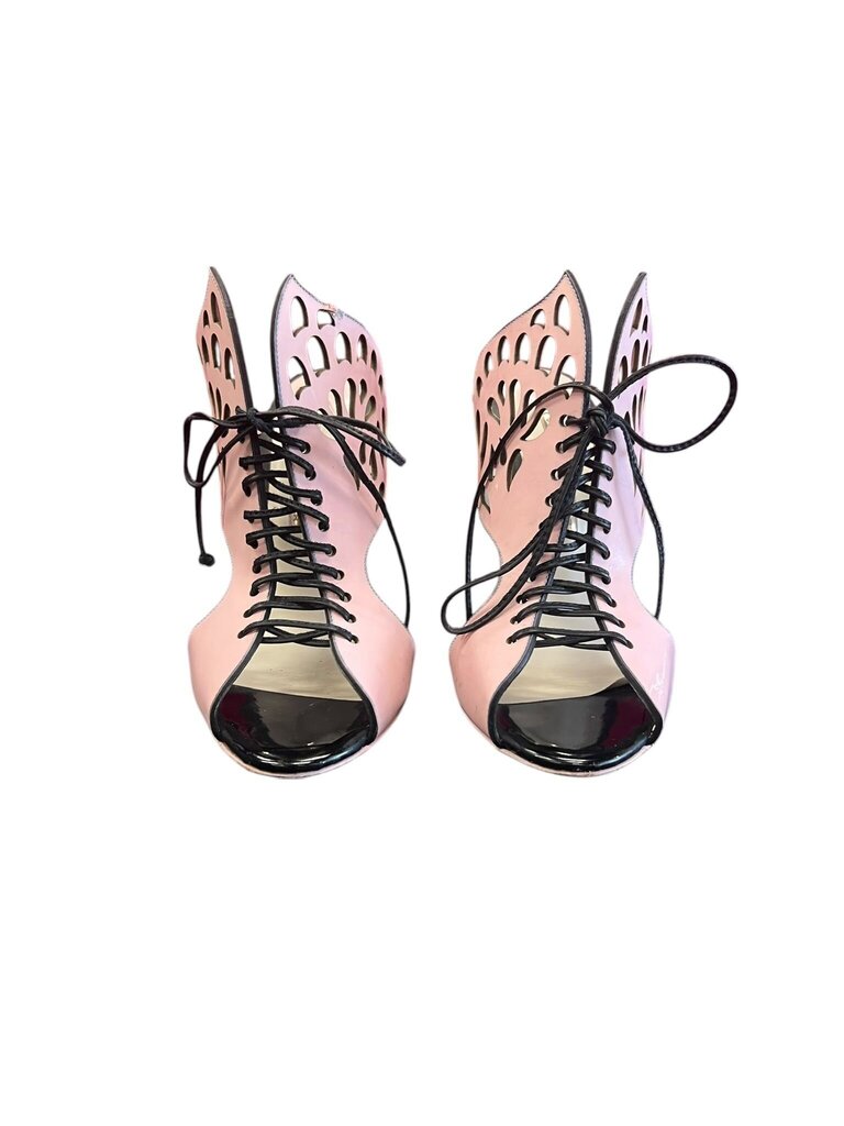 Sophia Webster- Leather Pink and Black High Heels