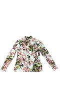 Size 42- Dolce & Gabbana Floral Print Long Sleeve Shirt
