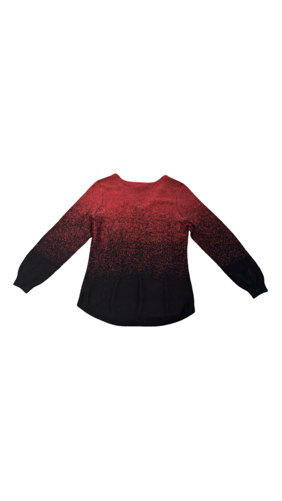 Size Large Notations Women's Gradient Sweater