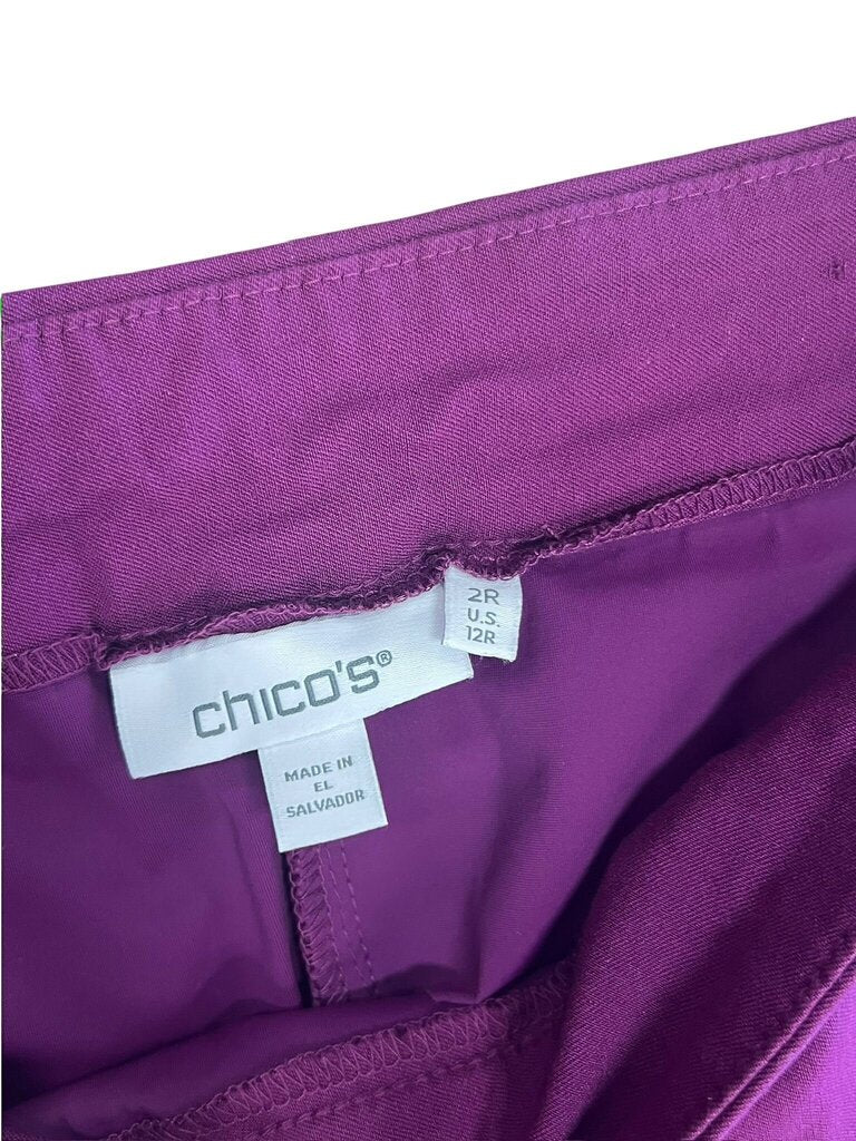 Size 12- Chico's Women's Purple Pants