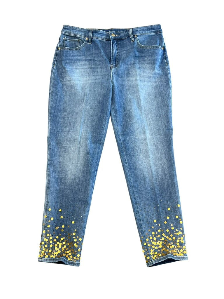 Size 12- So Slimming Girlfriend Slim Leg Ankle Jeans