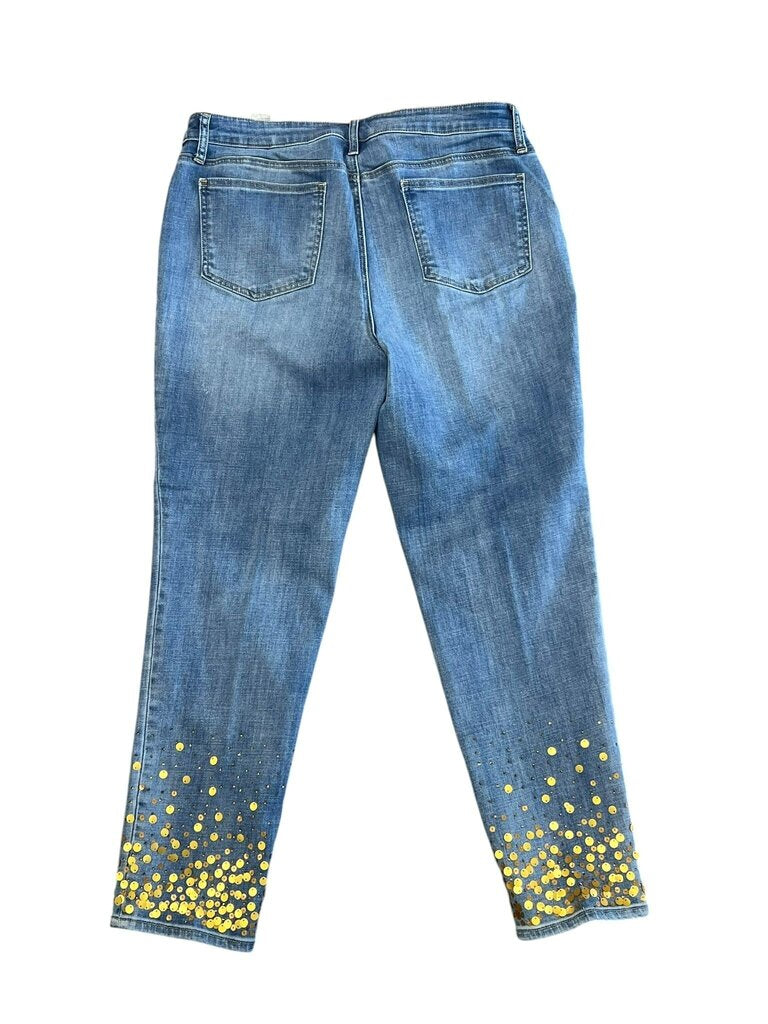 Size 12- So Slimming Girlfriend Slim Leg Ankle Jeans