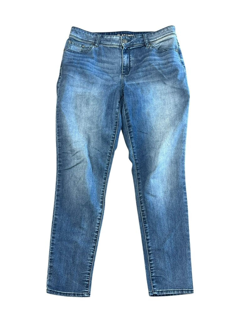 Chico's Womens Blue Jeans Size 15