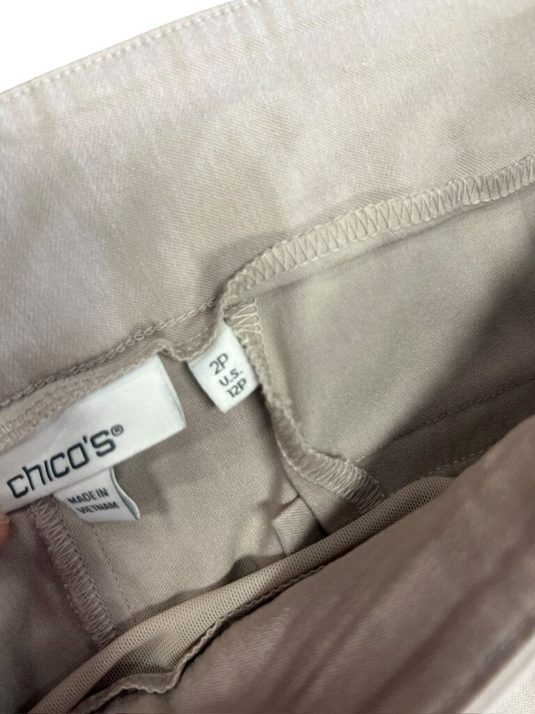 Size 12- Chico's Women's Decorative Ankle Pants