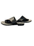 Size 8- Bleecker & Bond Black Slide Sandals