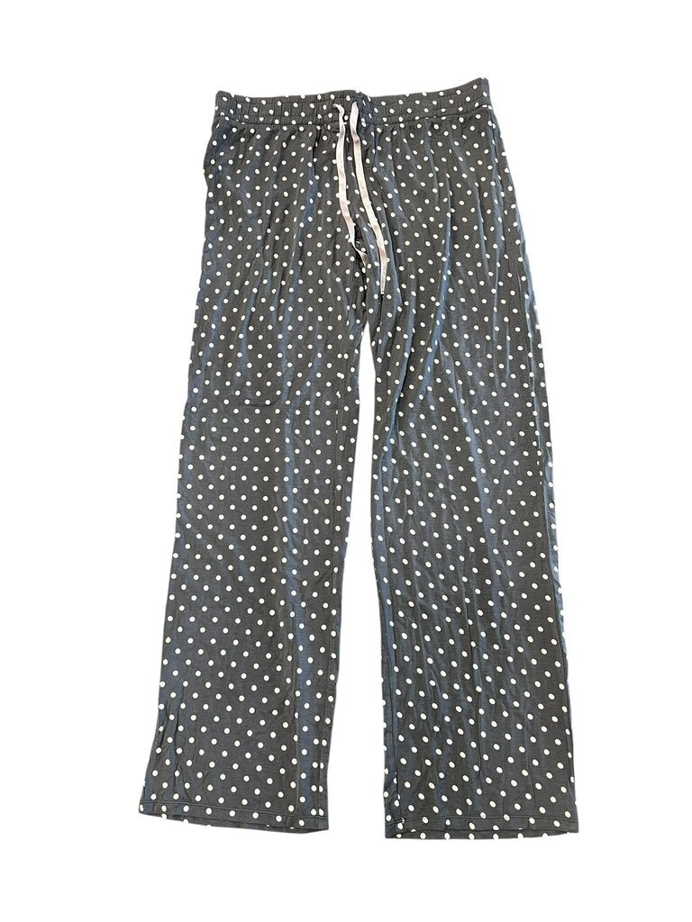 Large P.J. Salvage Grey Polka Dot Lounge Pants