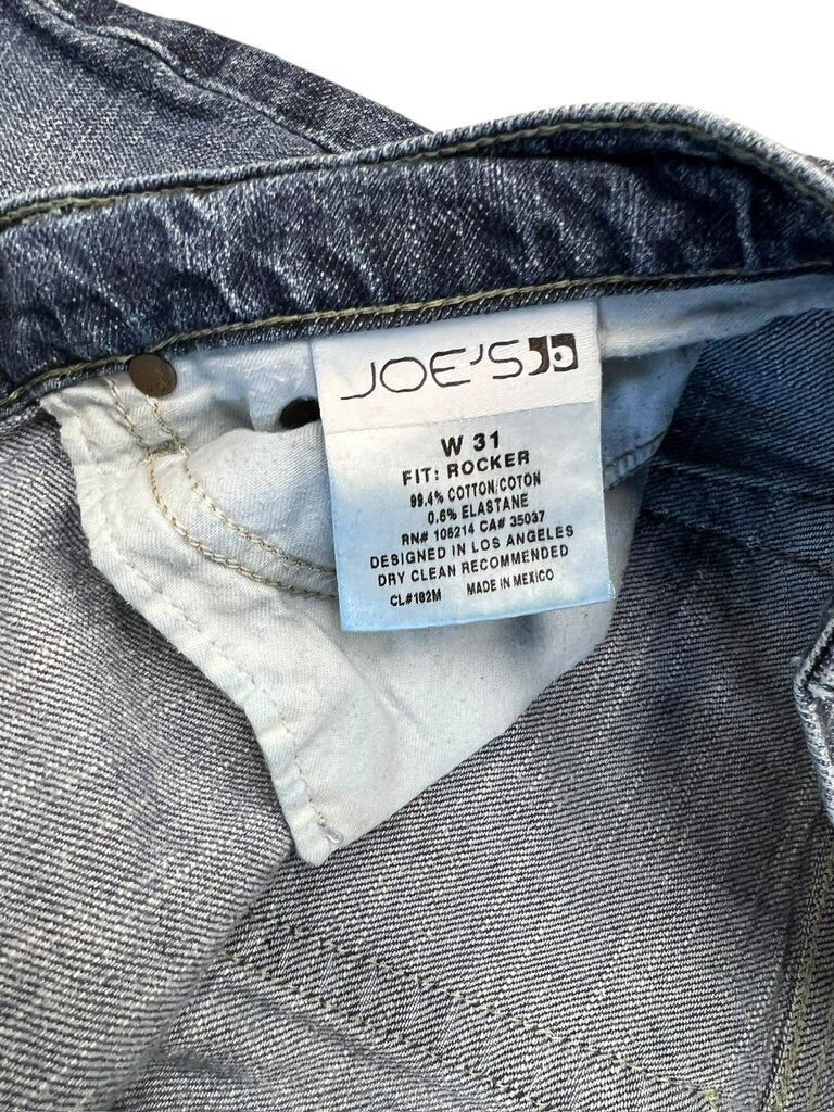 Size 31 Joe's Jeans Rocker Fit Flared Denim Pants