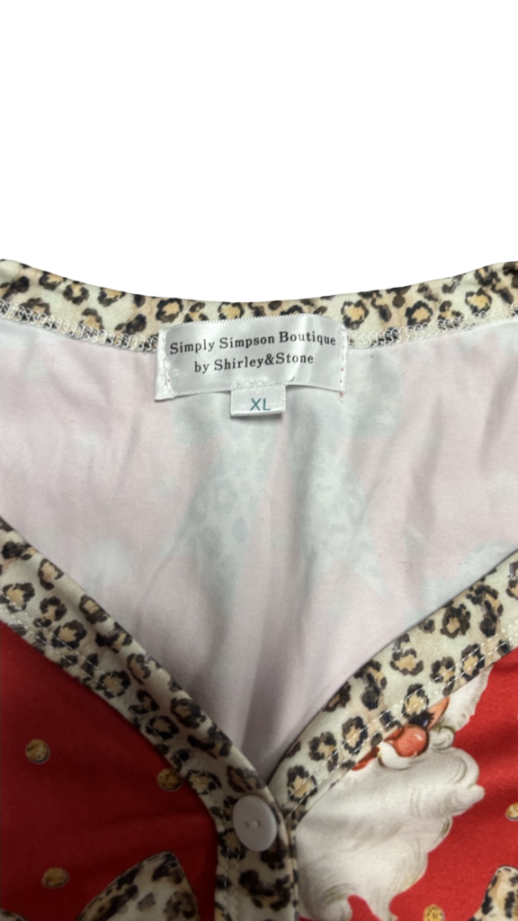 Size XL Simply Simpson Christmas Pajama Pants