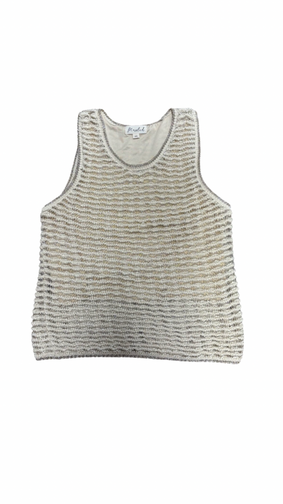 Medium Marled Mauve Knit Tank Top
