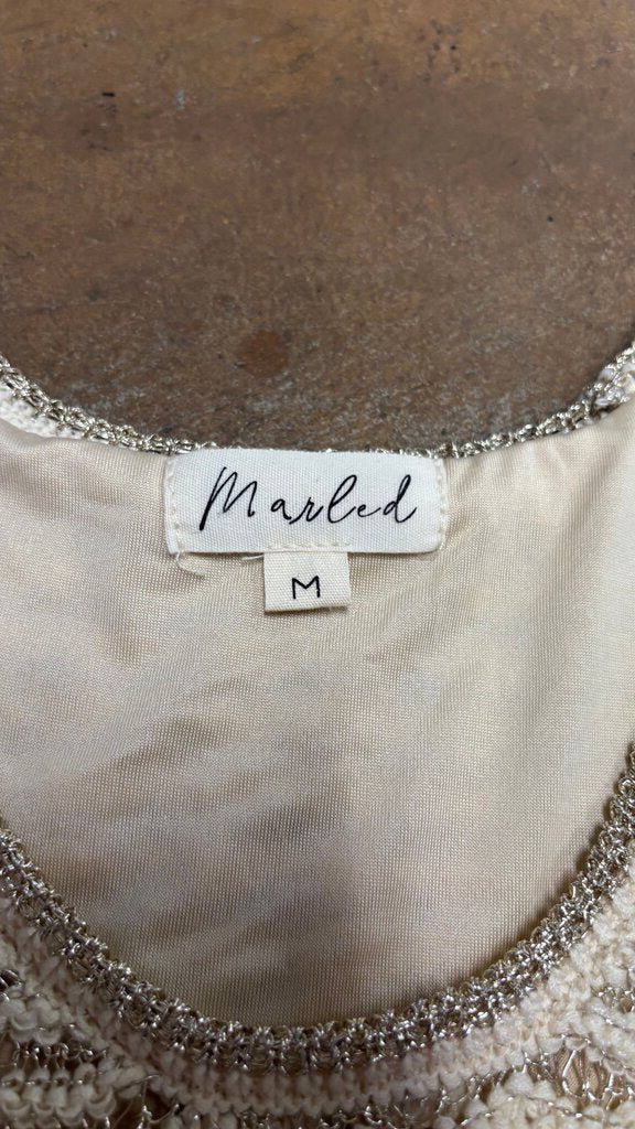 Medium Marled Mauve Knit Tank Top