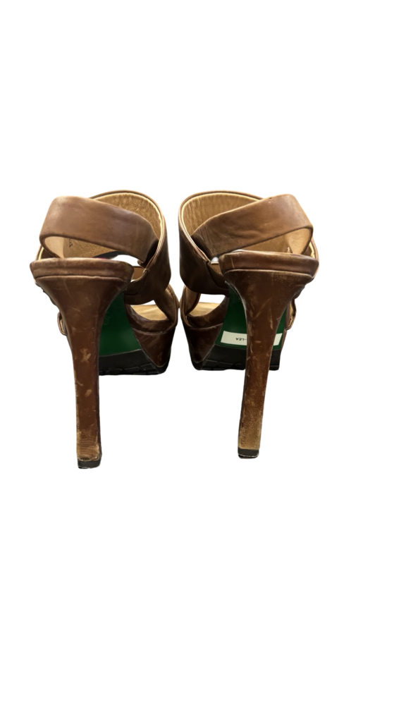 Size 8 Lisa for Donald J Pliner Brown Platform Heels