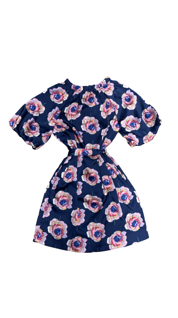 Medium JADE Floral Print Dress with Belt
