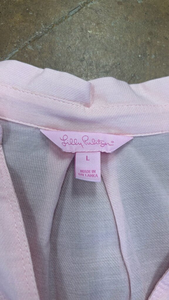Large Lilly Pulitzer Women's Long Sleeve Blouse
