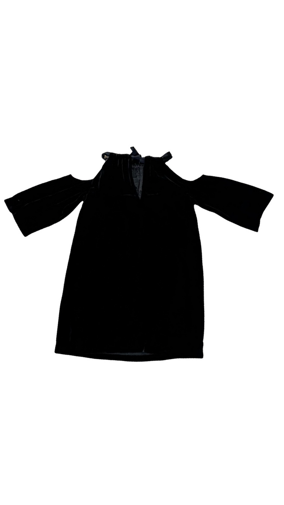 Size 10 Trina Turk Black Off-Shoulder Dress