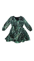 Size 12 Alice + Olivia Green Dress with Pattern
