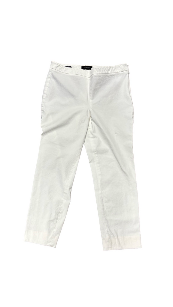 Size 10 Talbots Chatham Ankle Pants White